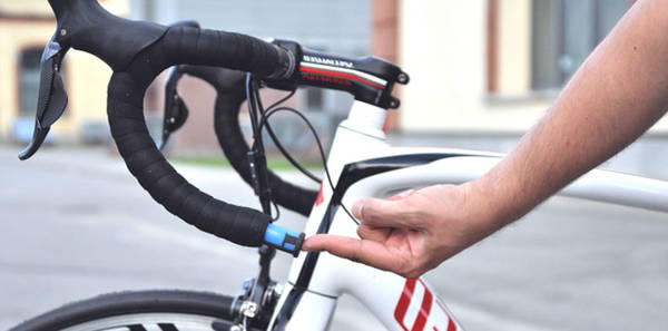 gps tracker bicycle frame